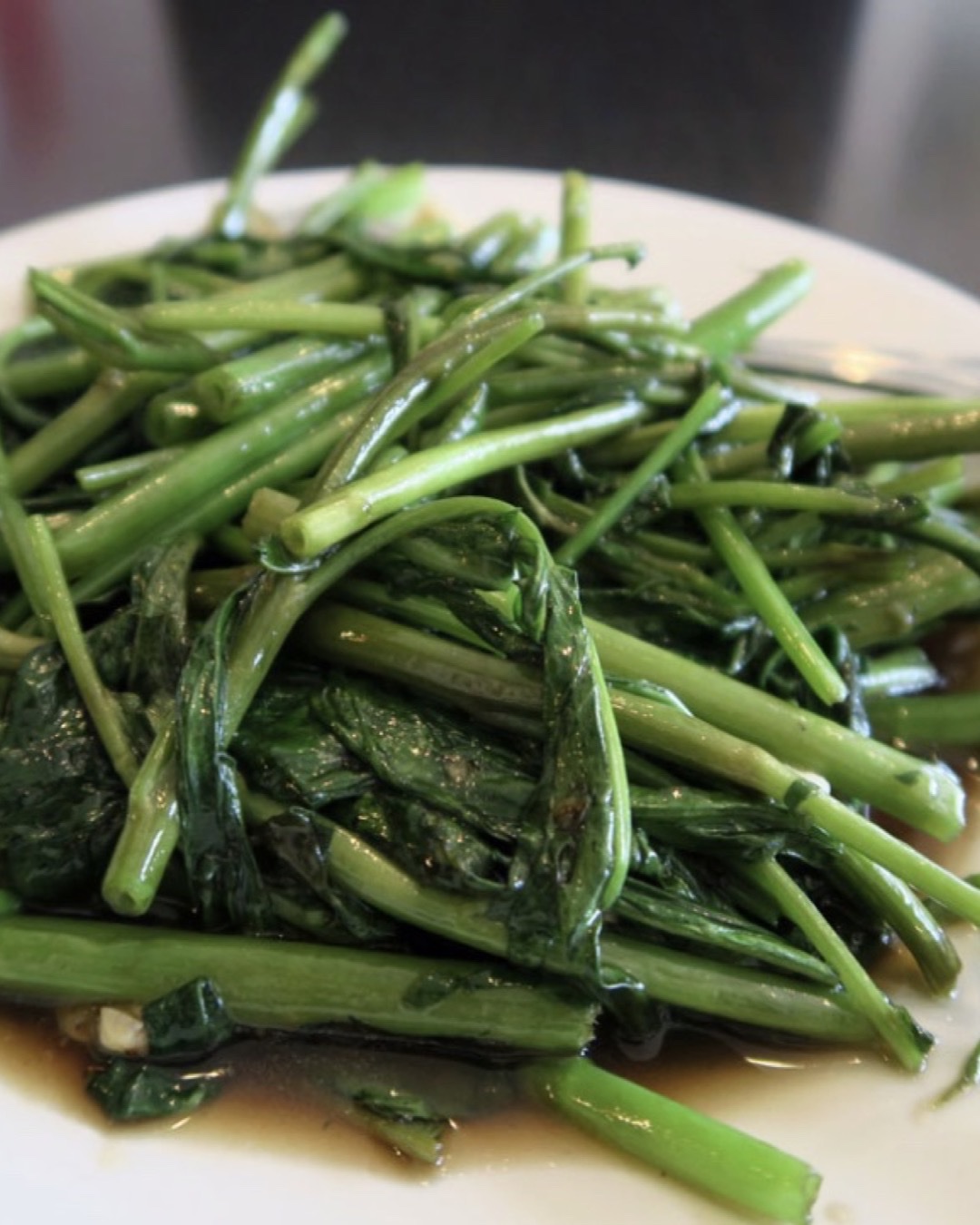 Ong Choy with Fermented Bean Curd